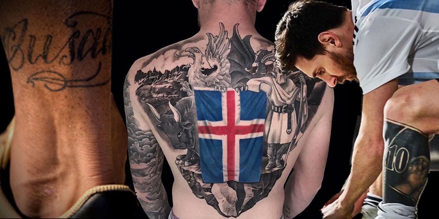 Los tatuajes más alucinantes de los futbolistas vistos en el Mundial de Rusia 2018